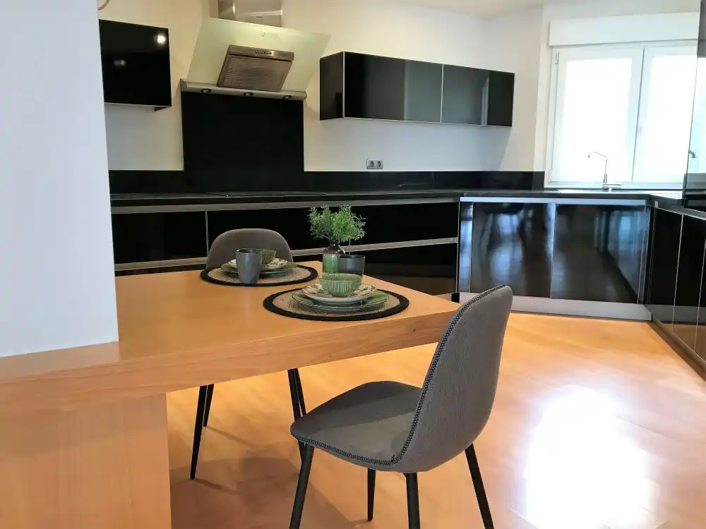 Cuina de Apartament de lloguer en Alicante / Alacant amb Aire condicionat, Calefacció i Parquet