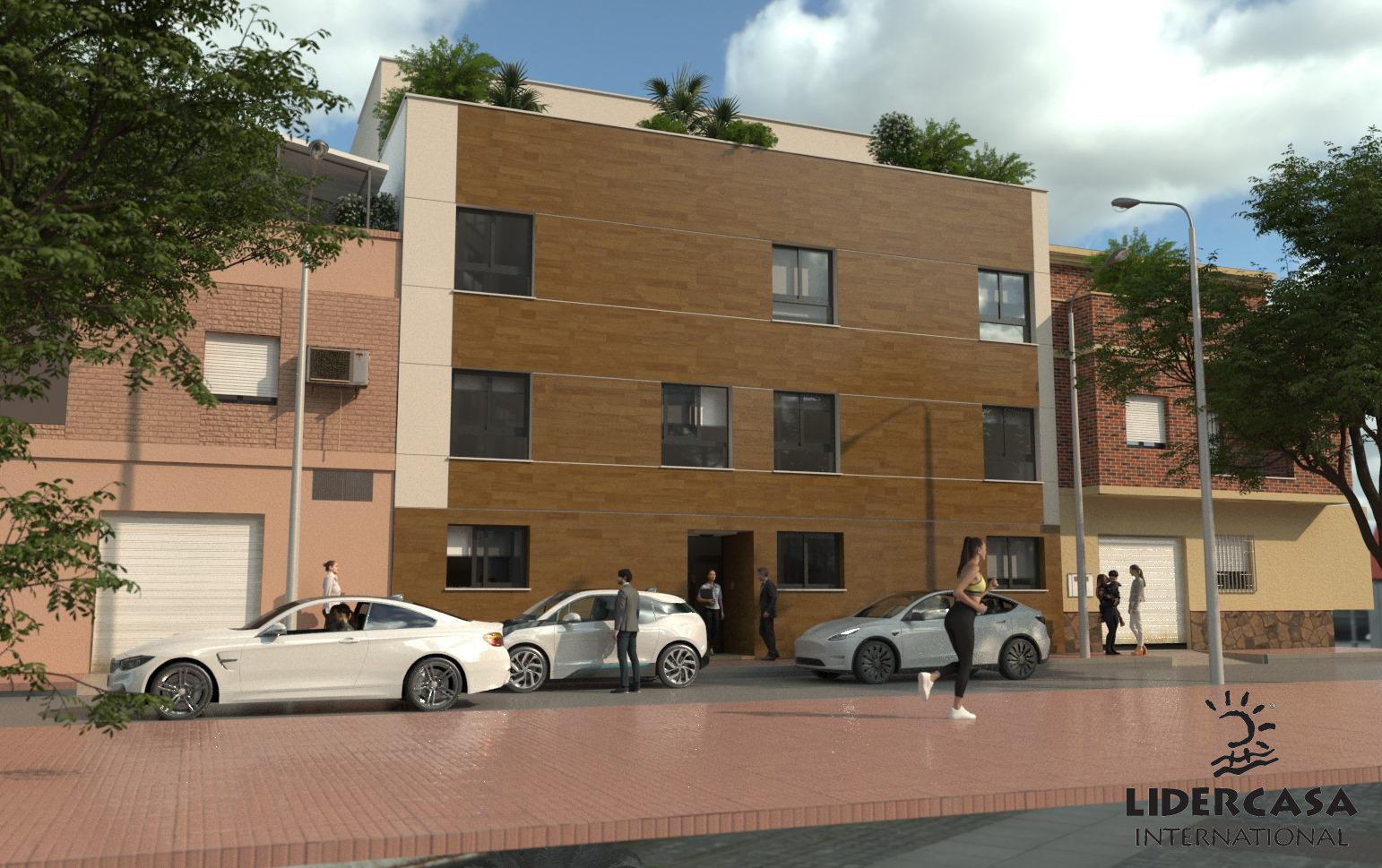 Vista exterior de Àtic en venda en  Murcia Capital amb Terrassa