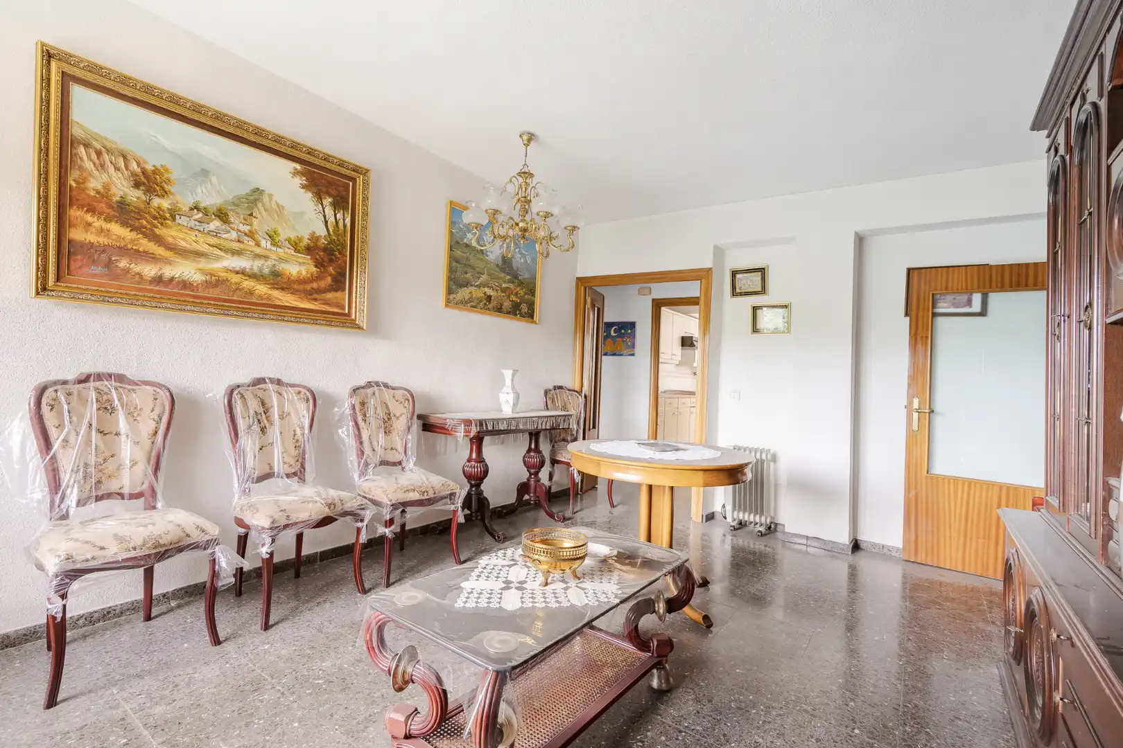 Sala d'estar de Pis en venda en Madrid amb Terrassa