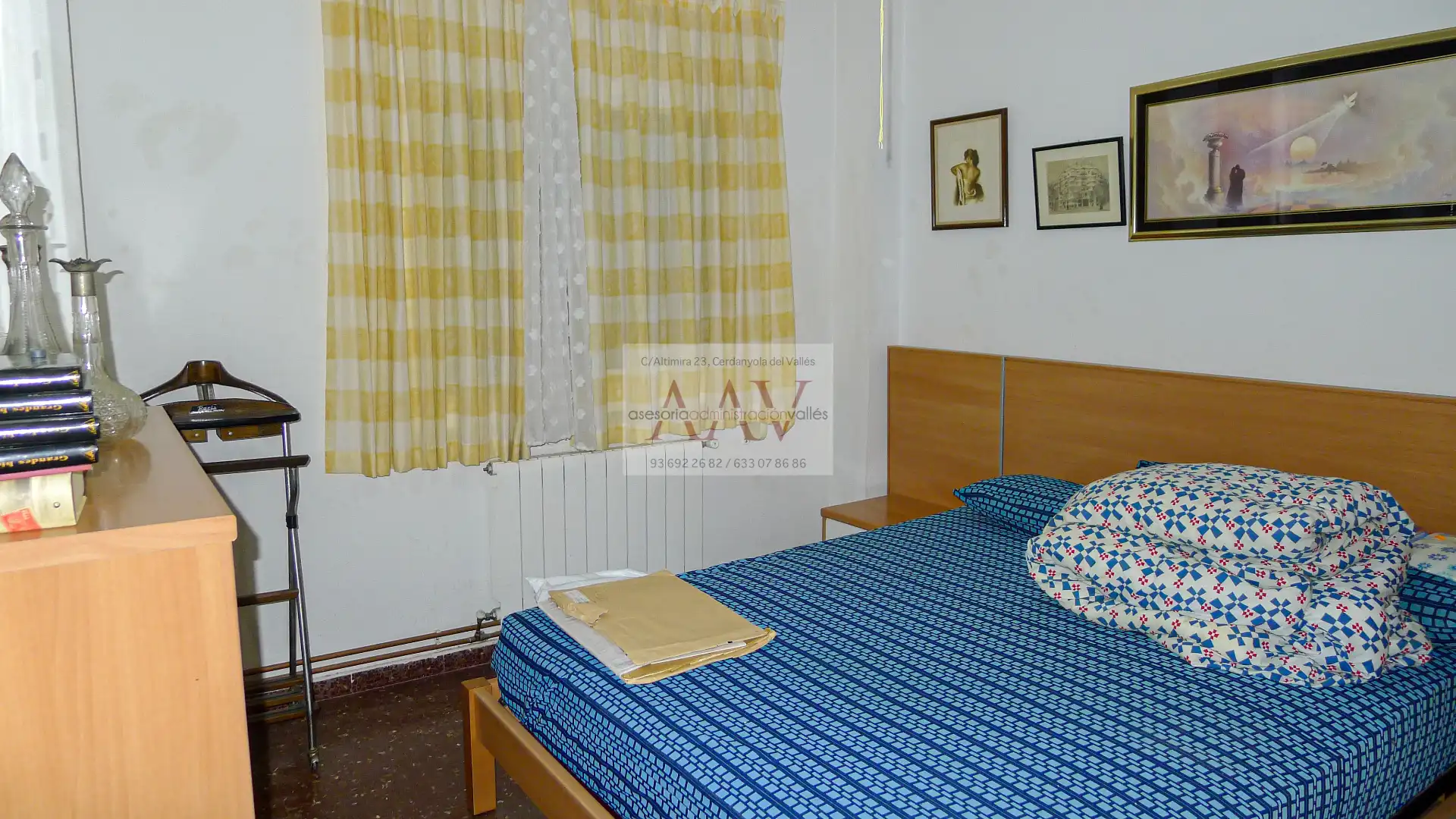 Schlafzimmer von Wohnung zum Verkauf in Cerdanyola del Vallès mit Klimaanlage, Heizung und Balkon