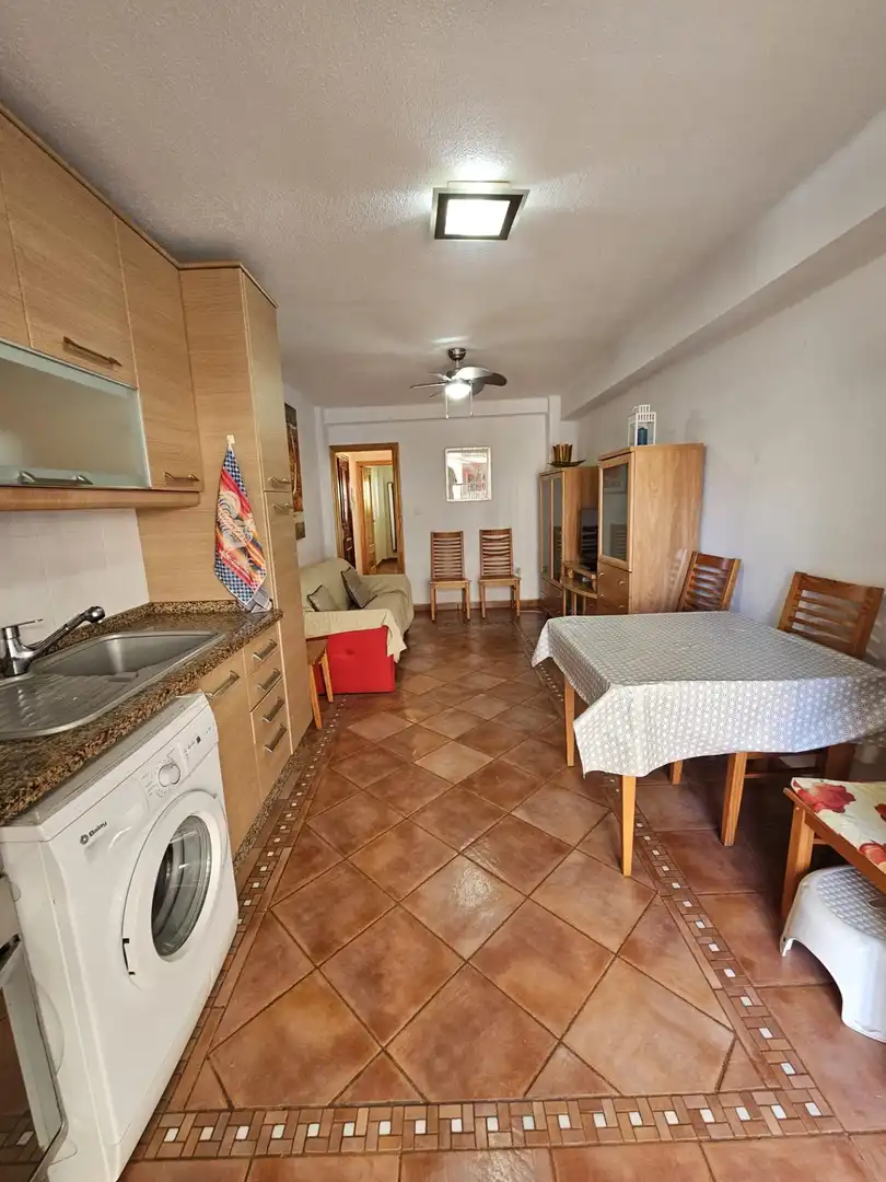 Küche von Wohnung zum Verkauf in Valencia mit Klimaanlage und Balkon