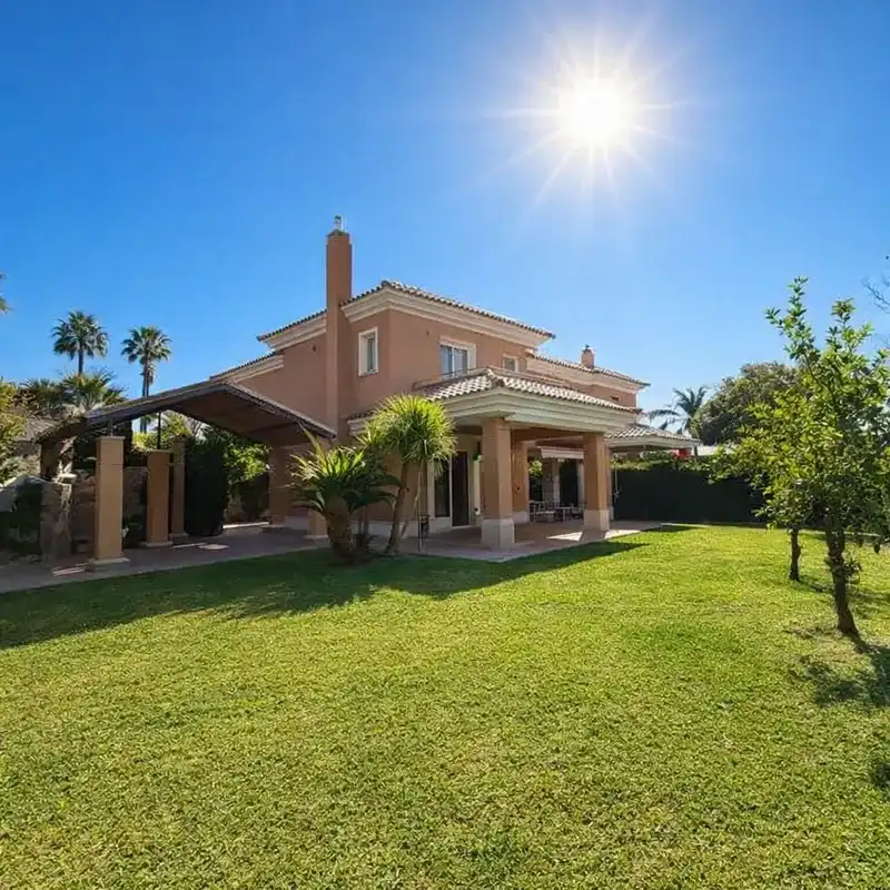 Exterior view of Detached homes for sale in Marbella  with Private garden, Terrace and Storage room