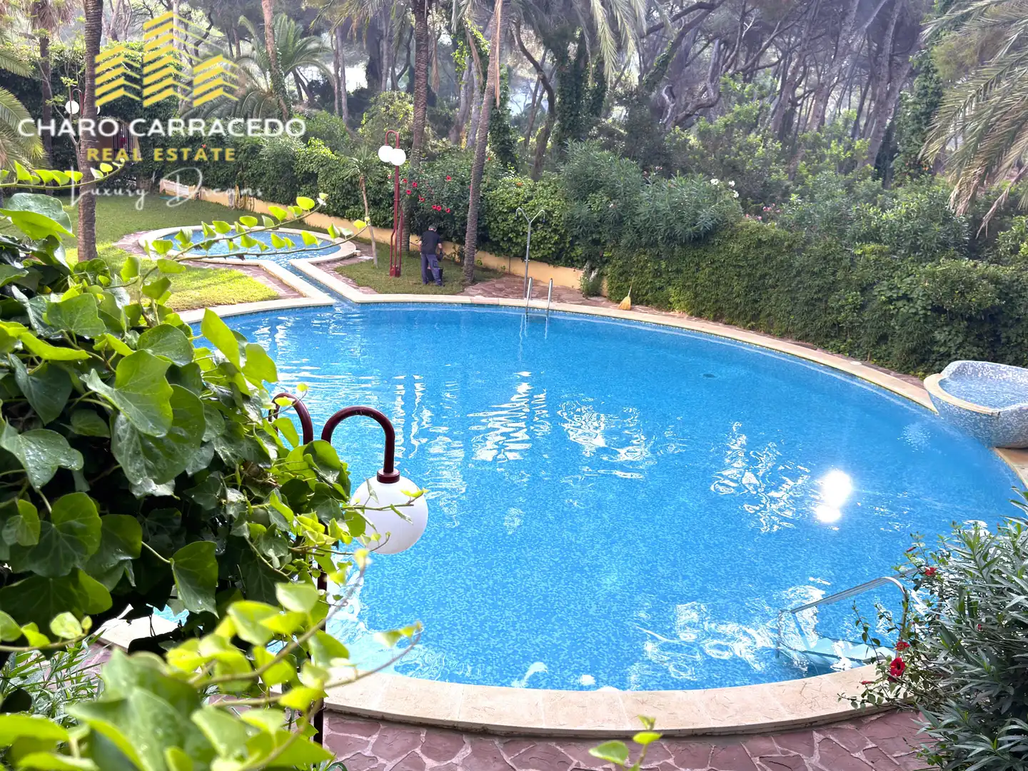 Piscina de Pis de lloguer en Valencia amb Aire condicionat, Jardí privat i Terrassa