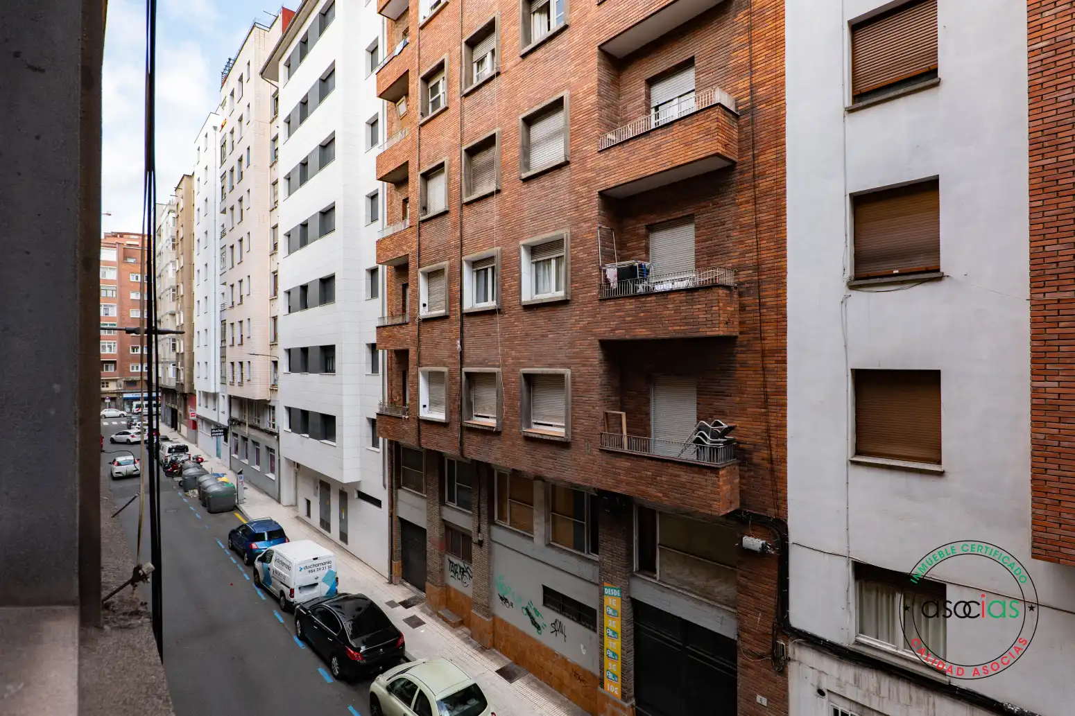 Vista exterior de Pis en venda en Gijón  amb Calefacció i Parquet