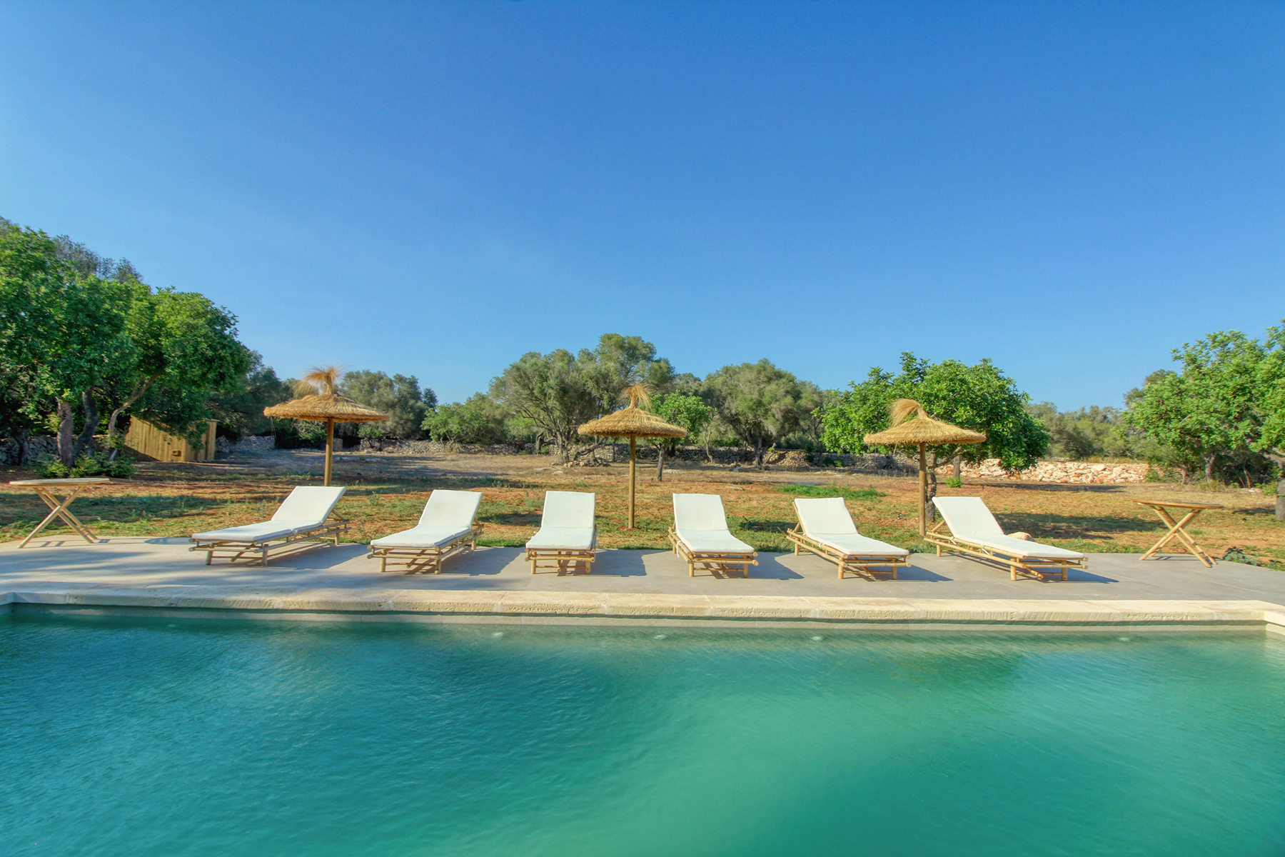 Piscina de Finca rústica en venda en Llucmajor amb Aire condicionat, Calefacció i Jardí privat
