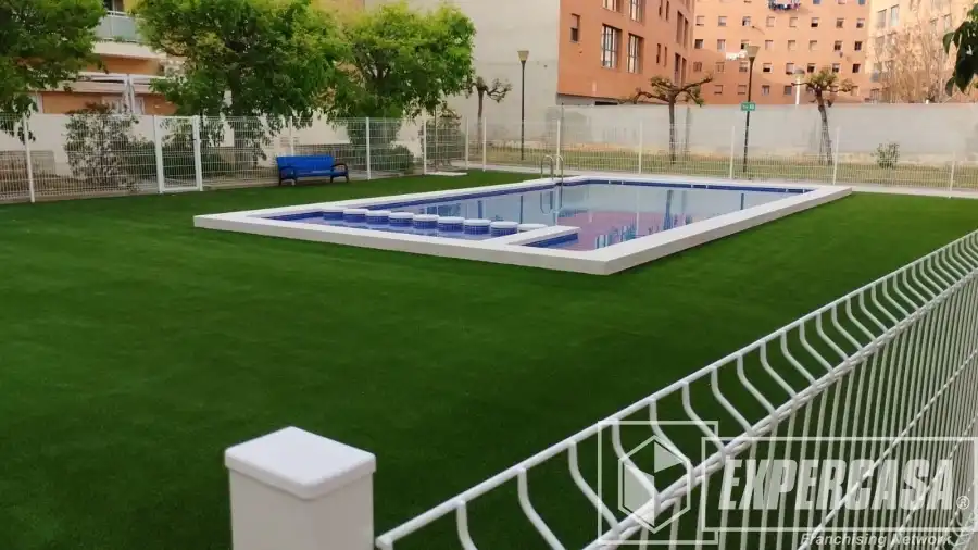 Swimming pool of Attic for sale in Castellón de la Plana / Castelló de la Plana  with Air Conditioner, Terrace and Storage room