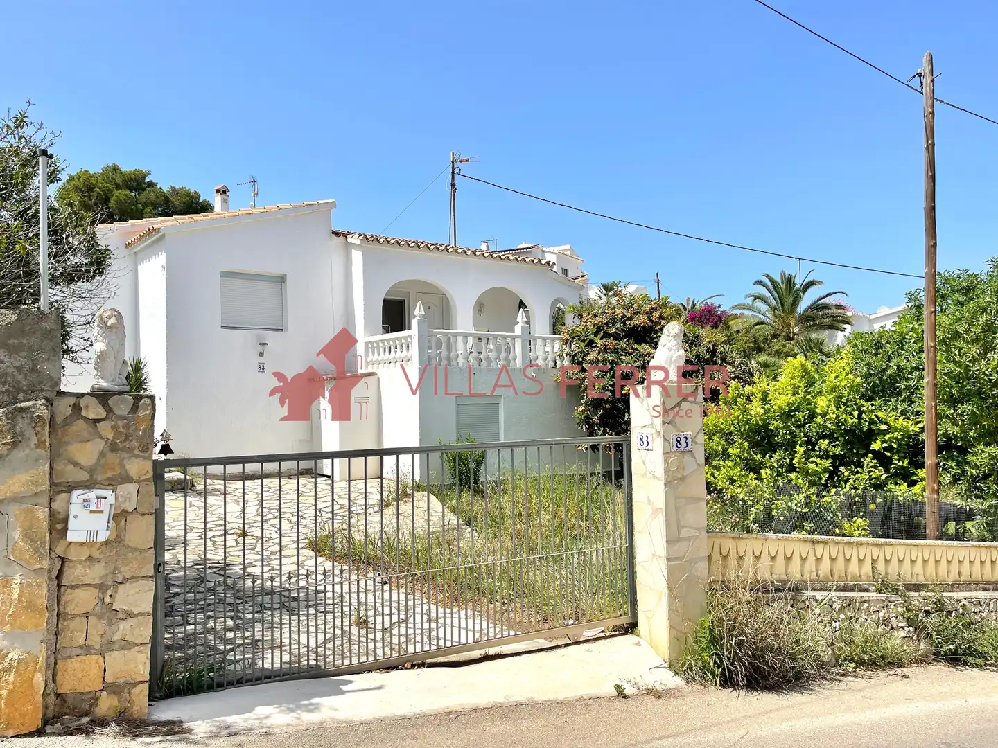 Exterior view of Houses for sale in Dénia  with Air Conditioner, Private garden and Terrace