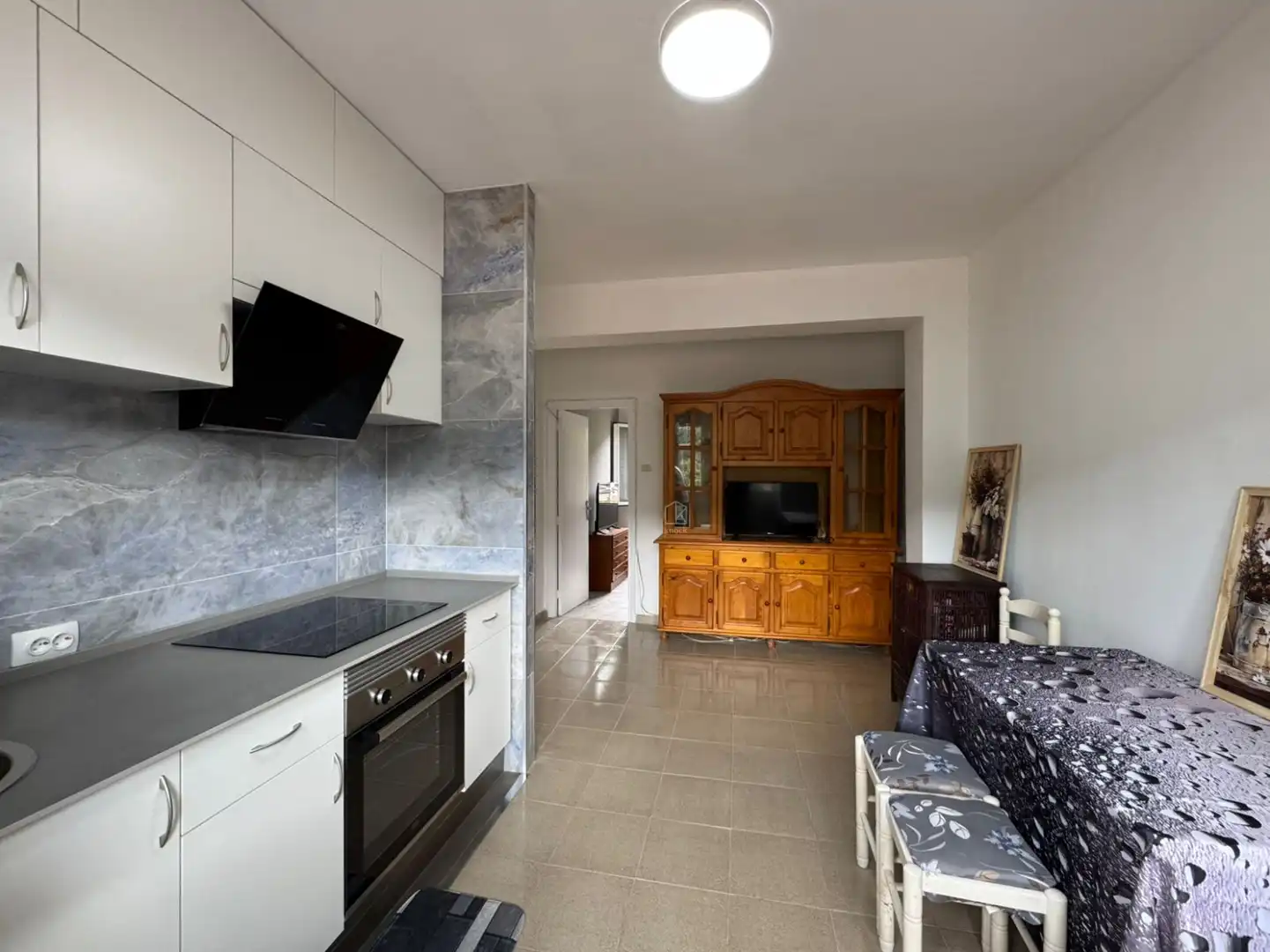 Kitchen of Flat for sale in Aller  with Storage room