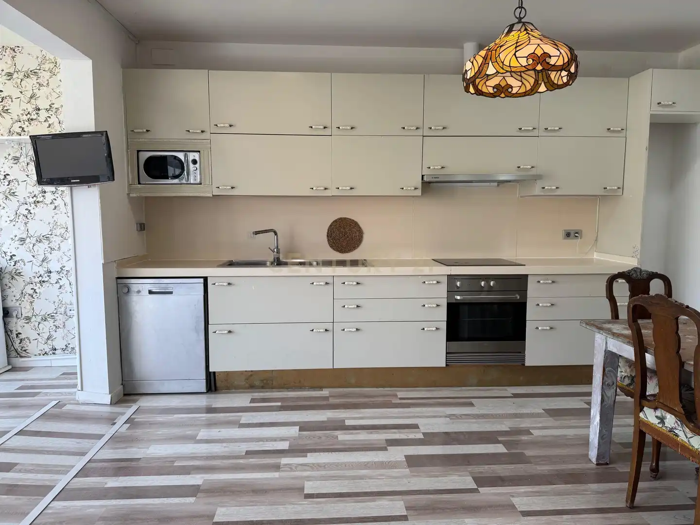 Cocina de Apartamento en venta en Barcelona con Aire acondicionado, Jardín privado y Trastero