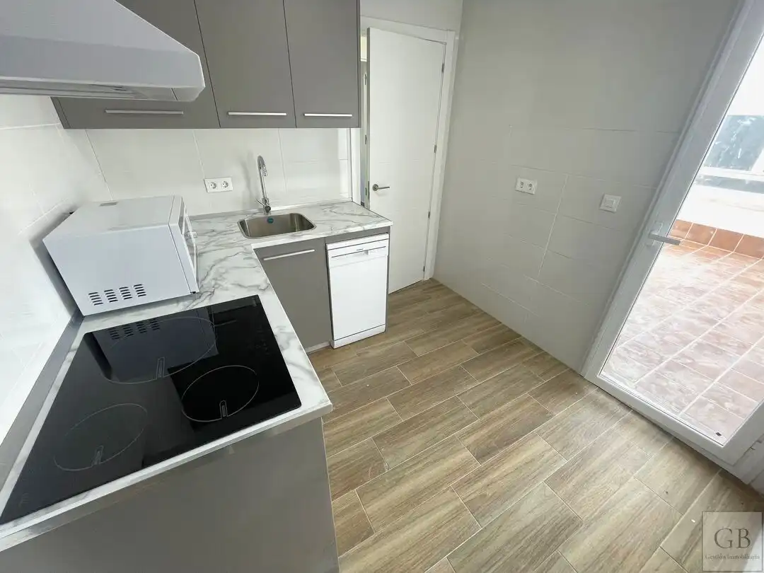Cocina de Piso de alquiler en Pepino con Calefacción, Terraza y Lavadora