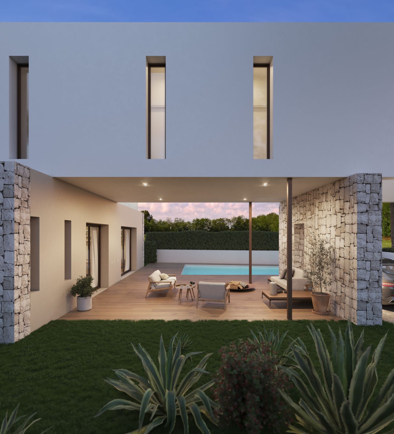 Terrasse von Haus oder Chalet zum Verkauf in Santa Eulària des Riu