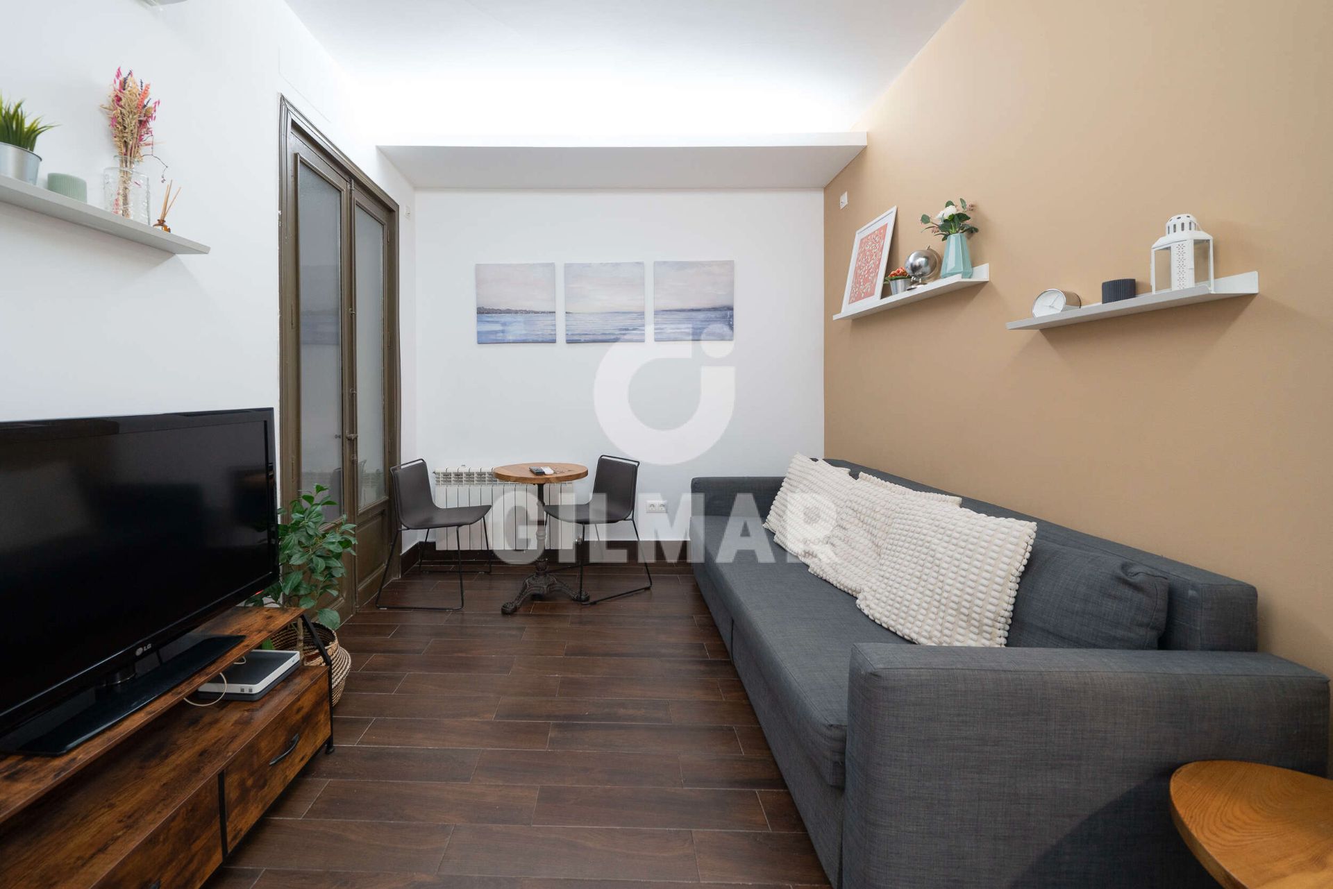Sala d'estar de Pis en venda en  Madrid Capital amb Aire condicionat i Calefacció