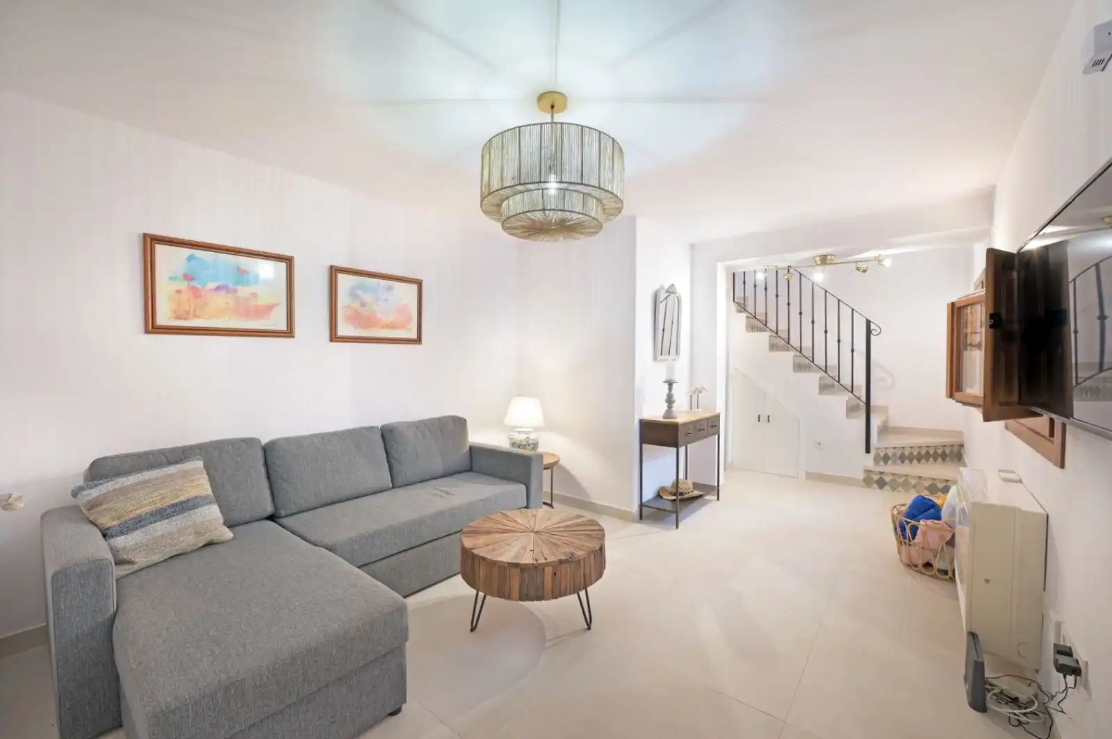 Sala d'estar de Casa o xalet en venda en Vélez-Málaga amb Aire condicionat, Terrassa i Traster