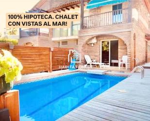 Swimming pool of Single-family semi-detached for sale in Cambrils  with Air Conditioner, Heating and Private garden