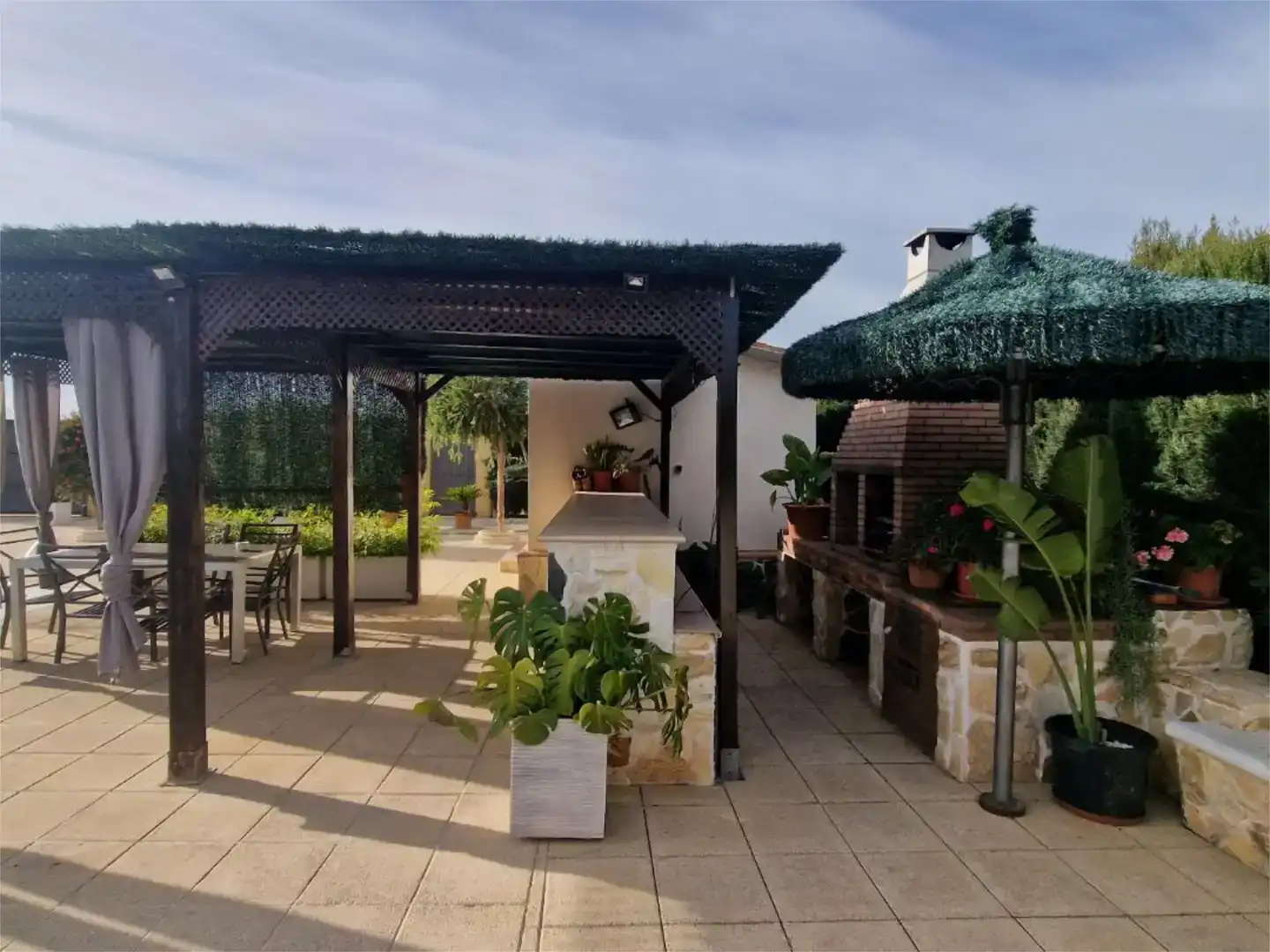 Terraza de Casa o chalet en venta en Lora del Río con Aire acondicionado, Piscina y Balcón