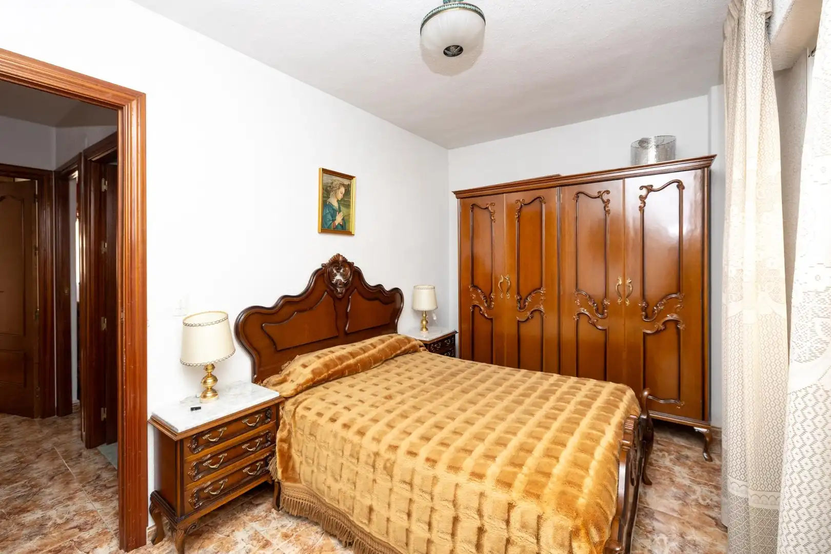 Schlafzimmer von Wohnung zum Verkauf in Granada mit Terrasse und Möbliert