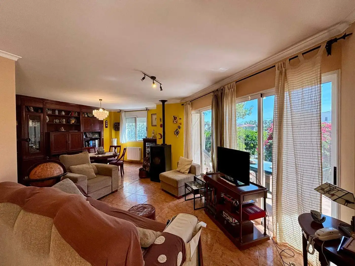 Living room of Houses for sale in Daimús  with Private garden, Terrace and Storage room