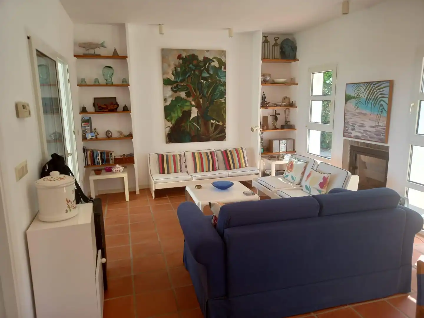Sala d'estar de Casa o xalet en venda en Jávea / Xàbia amb Aire condicionat i Alarma