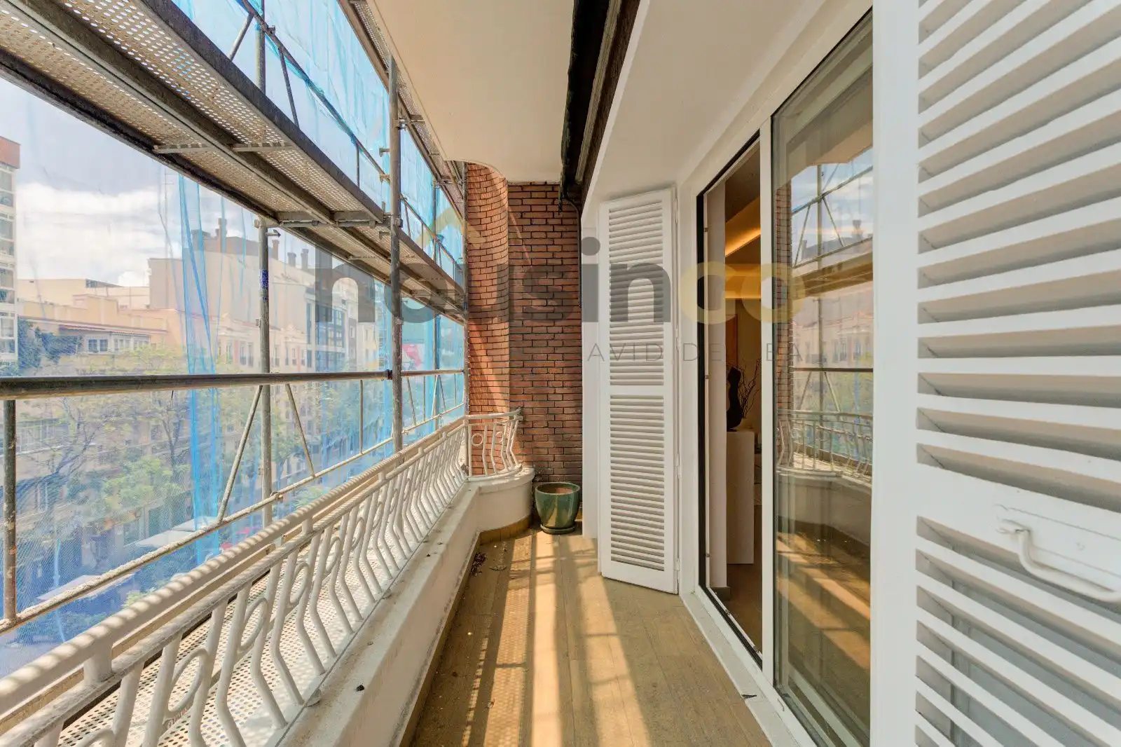 Balcony of Flat for sale in Madrid  with Air Conditioner, Heating and Terrace
