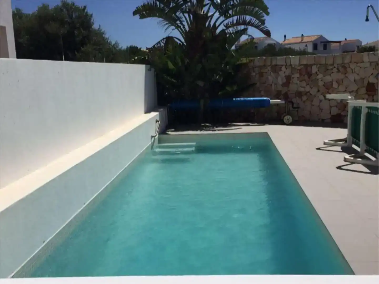 Swimming pool of Flat for sale in Ciutadella de Menorca  with Air Conditioner, Private garden and Swimming Pool