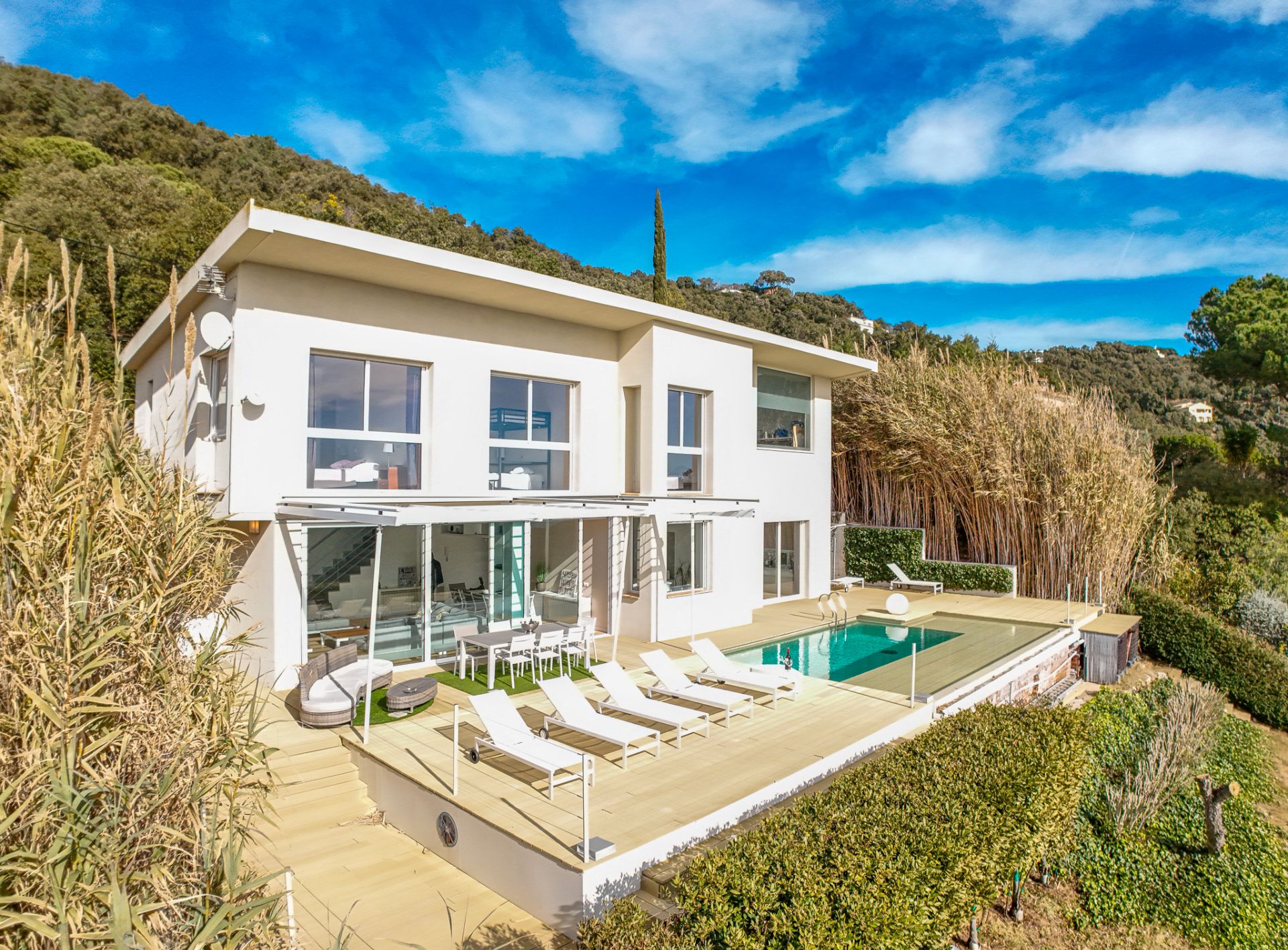 Vista exterior de Casa o xalet en venda en Santa Cristina d'Aro amb Calefacció, Jardí privat i Terrassa