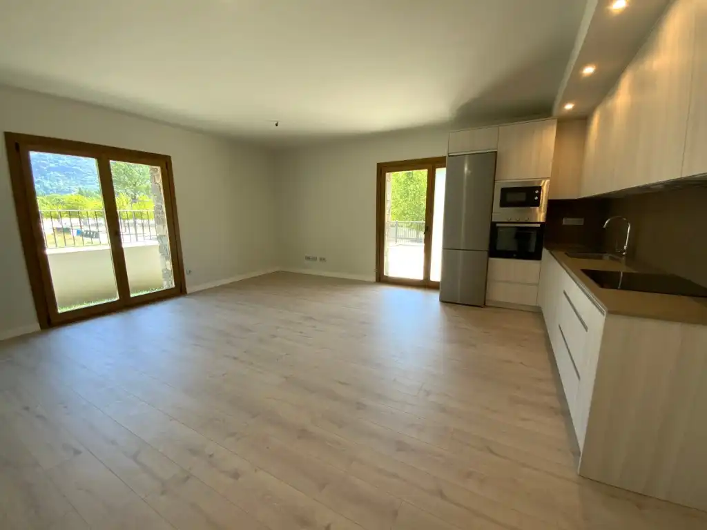 Sala d'estar de Apartament en venda en Benasque amb Terrassa