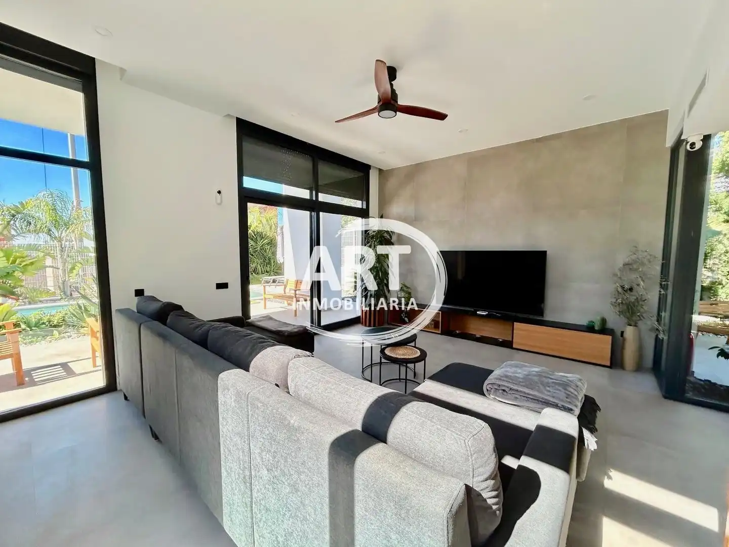 Sala de estar de Casa o chalet en venta en Bétera con Aire acondicionado, Calefacción y Jardín privado