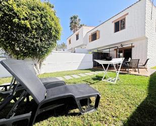 Garden of Single-family semi-detached for sale in San Bartolomé de Tirajana  with Private garden, Terrace and Furnished