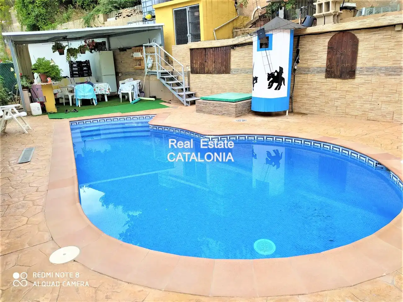 Exterior view of Houses for sale in Lloret de Mar  with Air Conditioner, Heating and Private garden