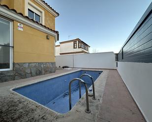 Swimming pool of House or chalet for sale in  Albacete Capital  with Heating, Terrace and Storage room