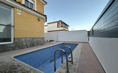 Swimming pool of House or chalet for sale in  Albacete Capital  with Heating, Terrace and Storage room