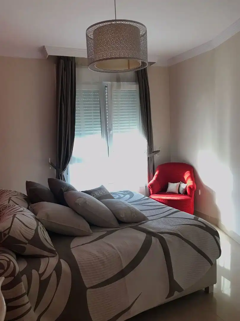 Bedroom of Flat for rent in Algeciras  with Air Conditioner and Furnished