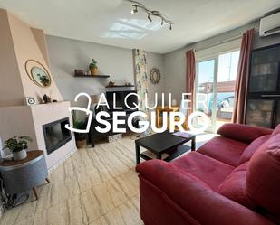 Sala d'estar de Àtic de lloguer en Mijas amb Aire condicionat i Terrassa