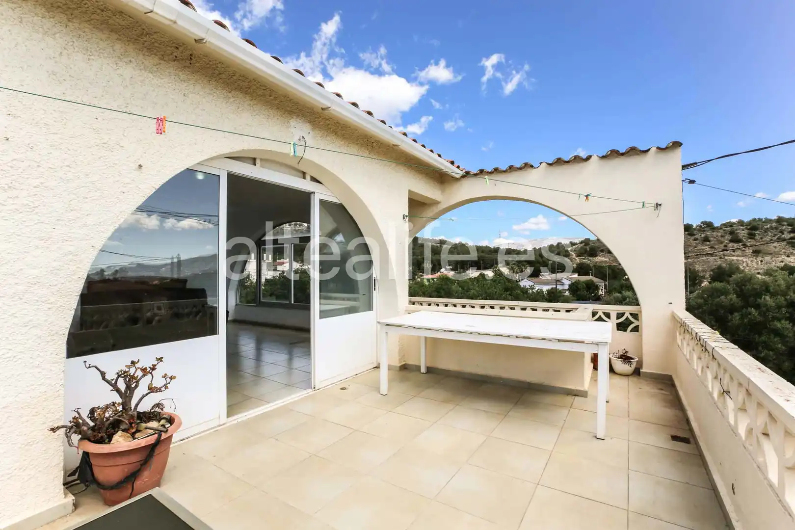 Terraza de Casa o chalet en venta en La Nucia con Aire acondicionado, Jardín privado y Terraza