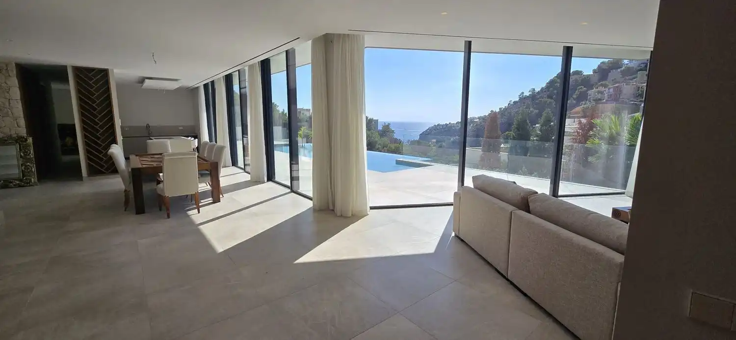 Sala d'estar de Casa o xalet en venda en Andratx amb Aire condicionat, Calefacció i Jardí privat