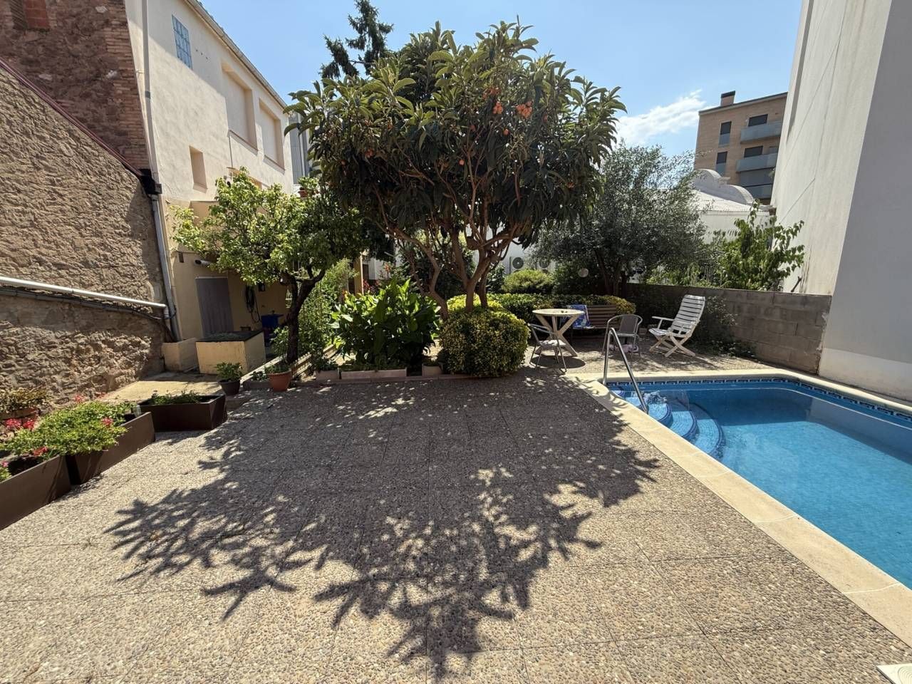 Piscina de Casa o xalet en venda en Igualada amb Calefacció, Jardí privat i Terrassa
