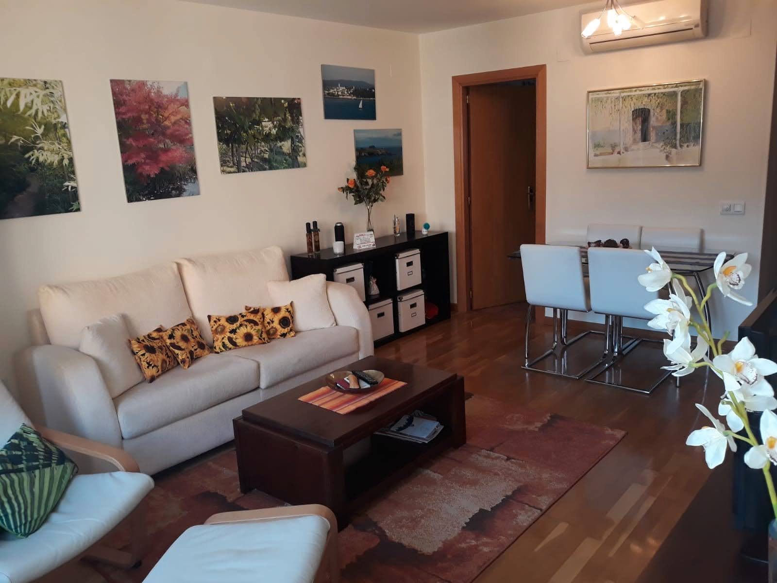 Sala d'estar de Pis de lloguer en Sagunto / Sagunt amb Aire condicionat, Moblat i Forn