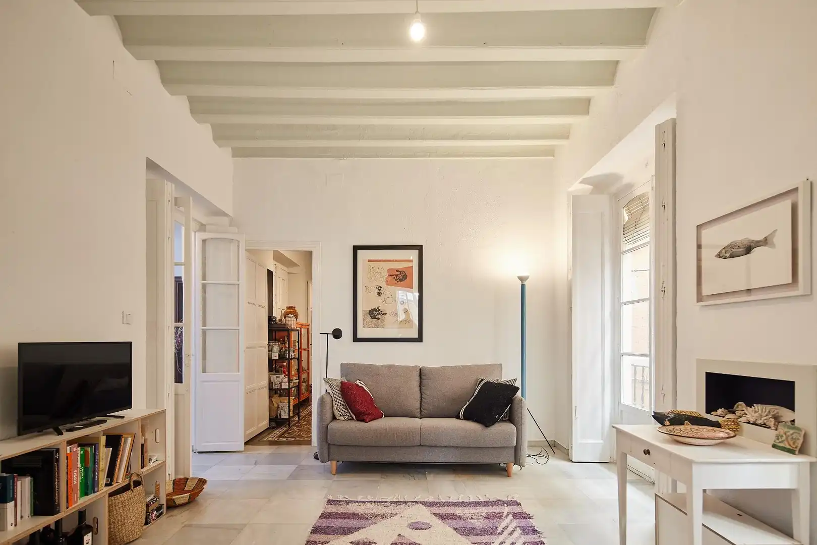 Sala de estar de Piso en venta en Cádiz con Balcón