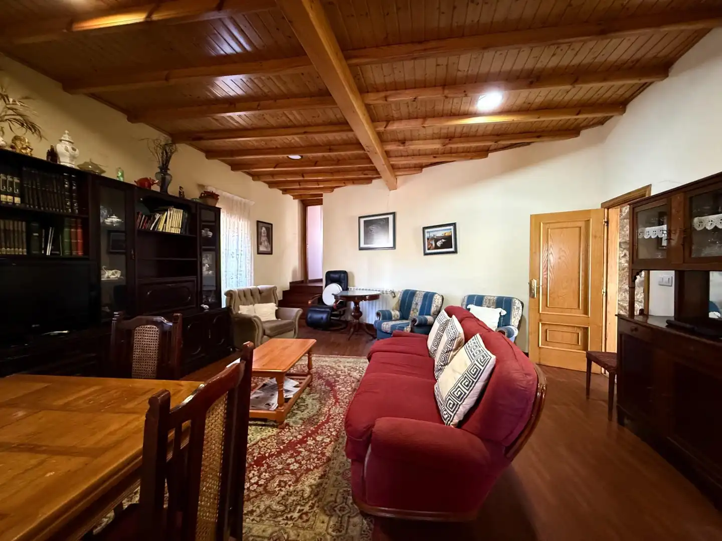 Sala d'estar de Casa o xalet en venda en Pantón amb Calefacció, Parquet i Traster