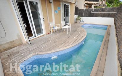 Swimming pool of Single-family semi-detached for sale in El Puig de Santa Maria  with Air Conditioner, Terrace and Swimming Pool