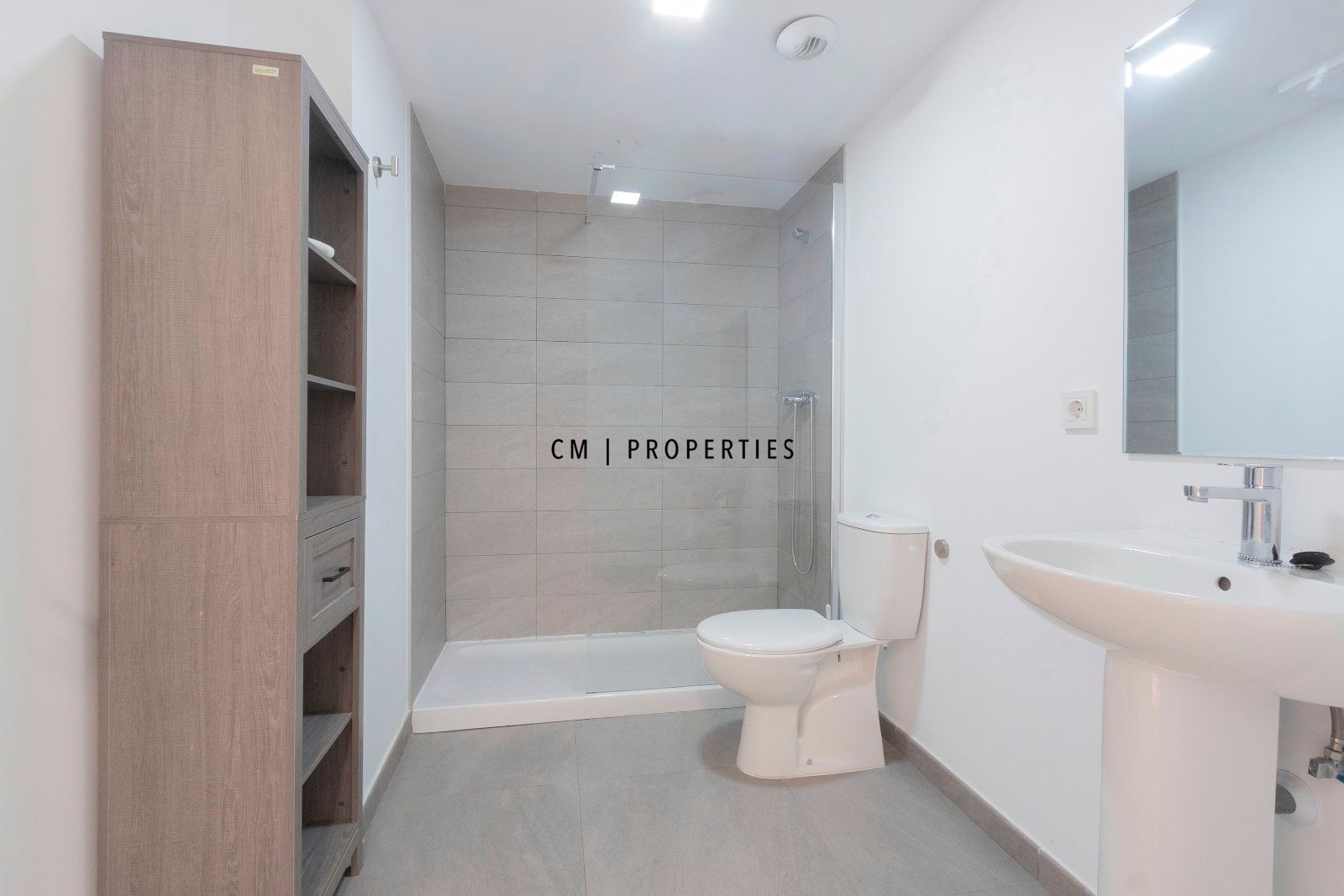 Baño de Piso de alquiler en Canet d'En Berenguer con Aire acondicionado, Calefacción y Parquet