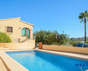 Piscina de Finca rústica de lloguer en Benissa amb Terrassa