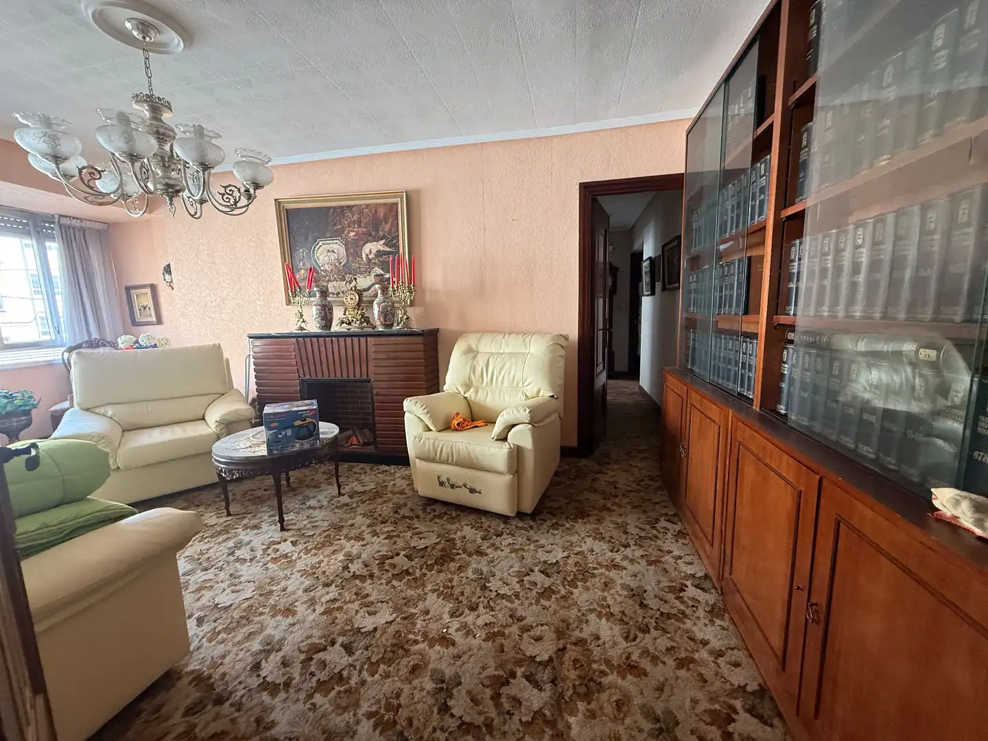 Wohnzimmer von Wohnung zum Verkauf in Barakaldo  mit Heizung, Abstellraum und Balkon