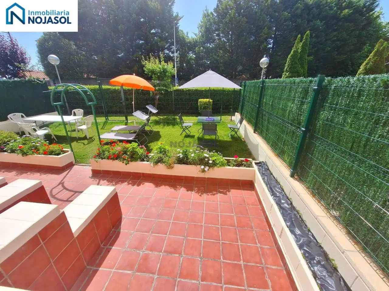 Terrace of Apartments for rent in Noja  with Heating, Private garden and Terrace