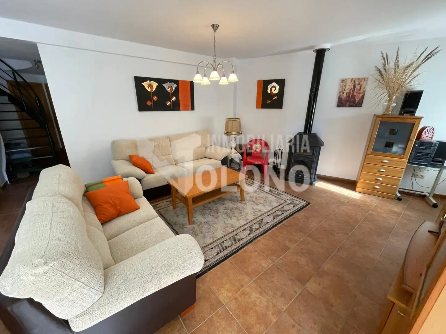 Wohnzimmer von Maisonette zum Verkauf in Cuzcurrita de Río Tirón, La Rioja