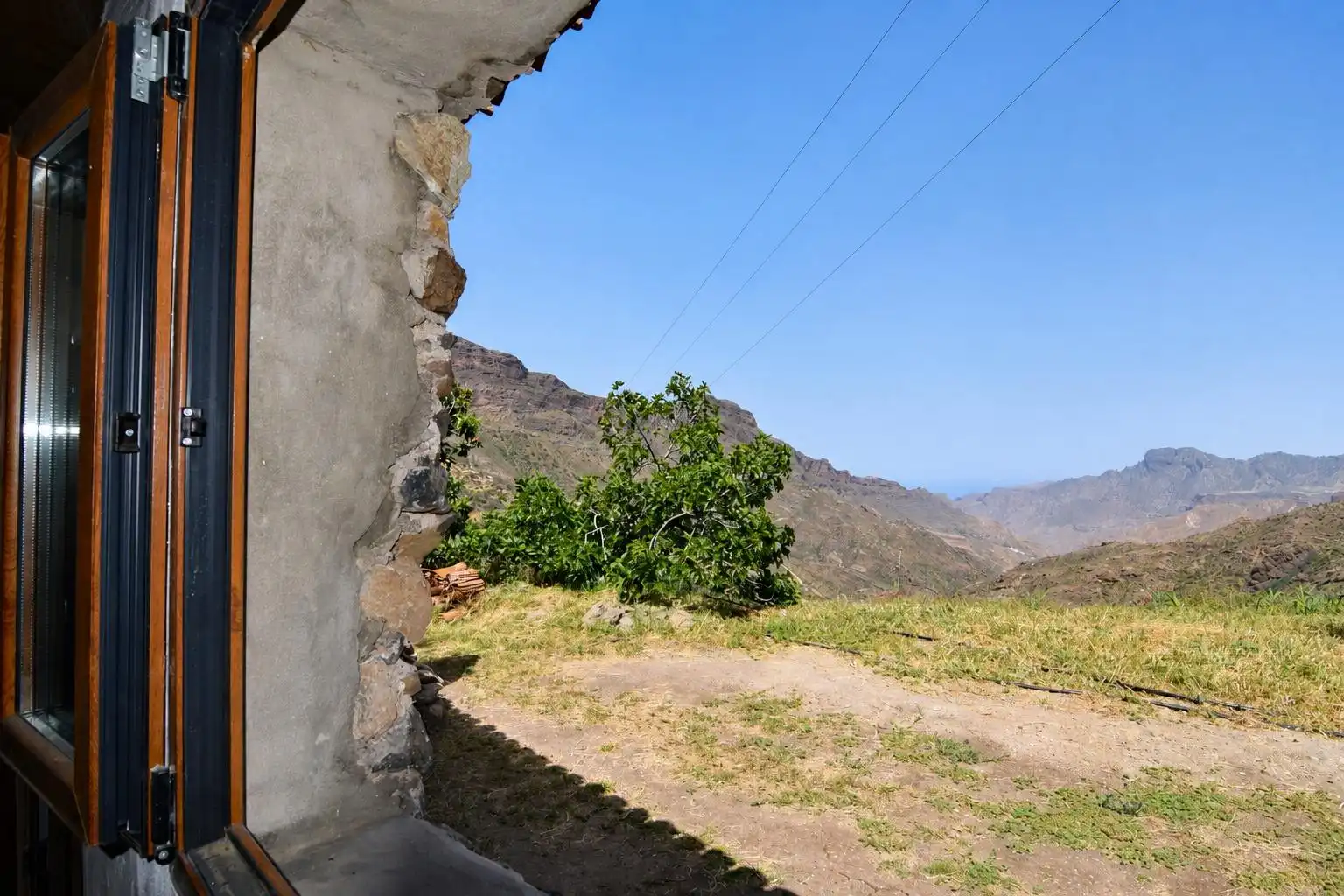 Vista exterior de Finca rústica en venta en Tejeda con Terraza