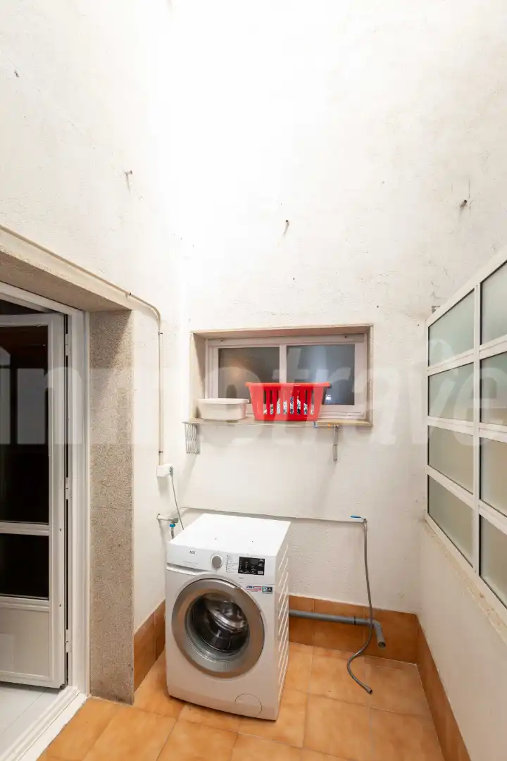 Bany de Casa adosada de lloguer en Sanxenxo amb Jardí privat, Terrassa i Moblat