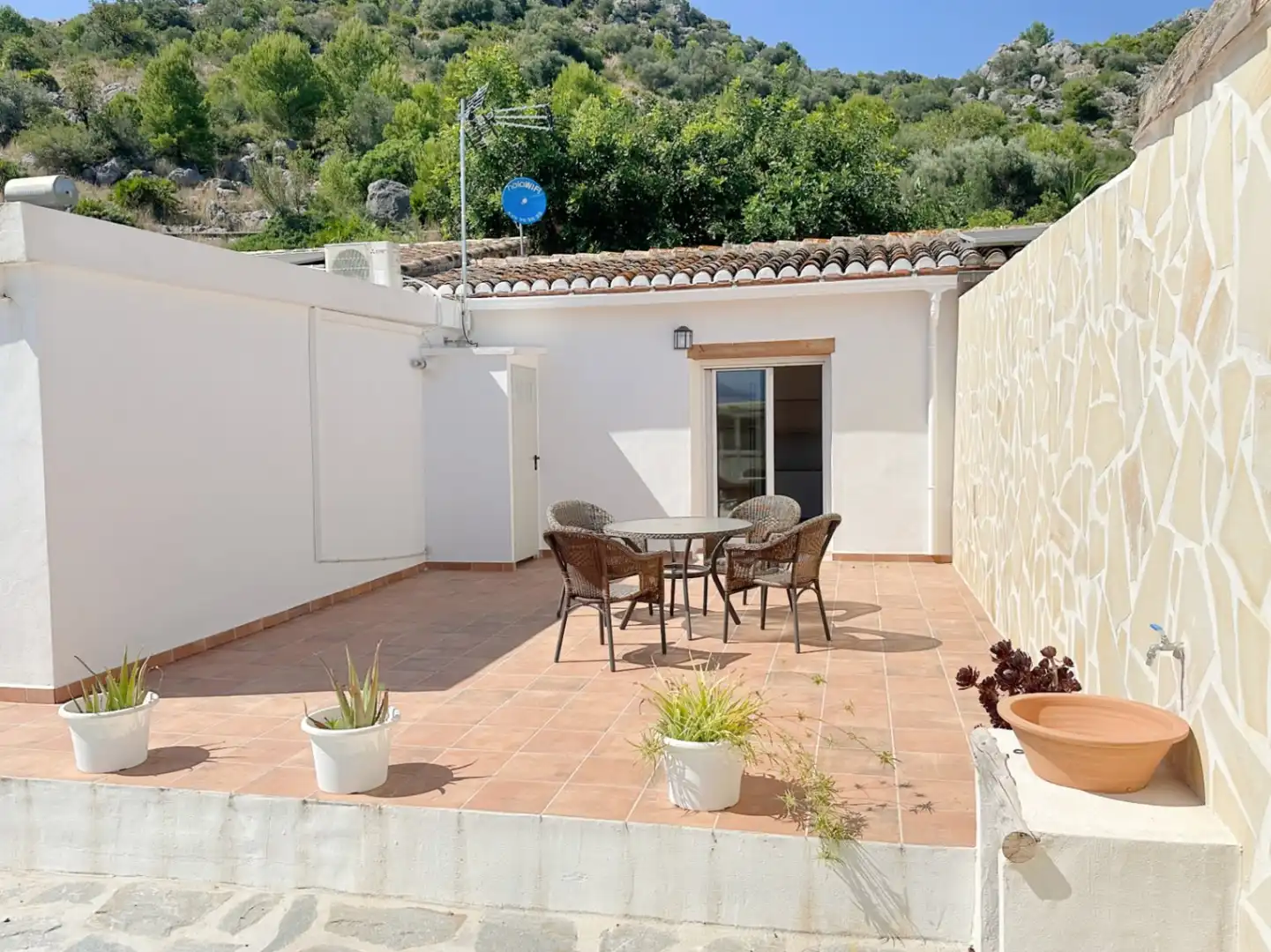 Terrassa de Finca rústica en venda en El Ràfol d'Almúnia amb Aire condicionat, Calefacció i Terrassa