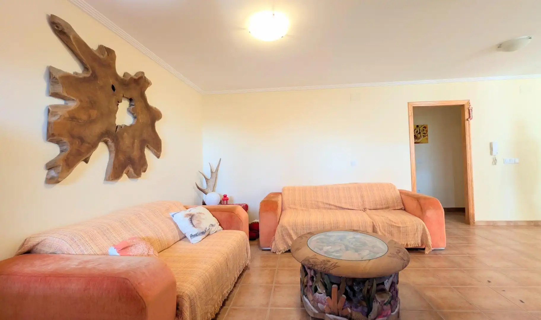 Sala d'estar de Casa o xalet en venda en Elche / Elx amb Aire condicionat, Calefacció i Jardí privat