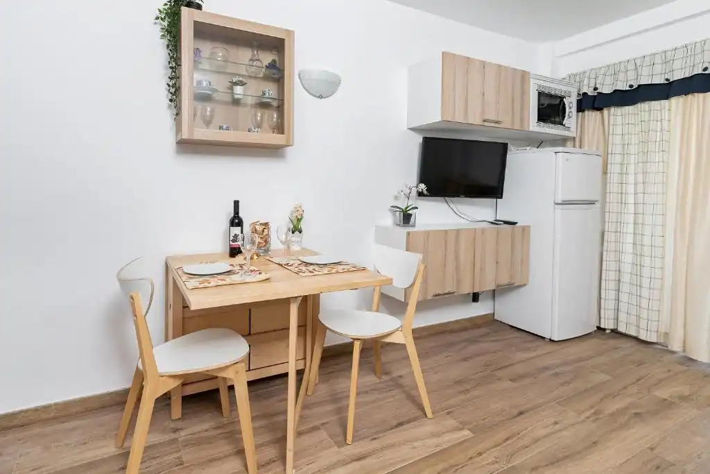 Cocina de Estudio en venta en Benalmádena con Aire acondicionado, Amueblado y Piscina comunitaria
